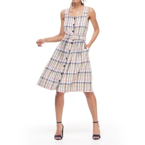 Gal Meets Glam Peyton Linen Dress size 8 NEW - Picture 3 of 6